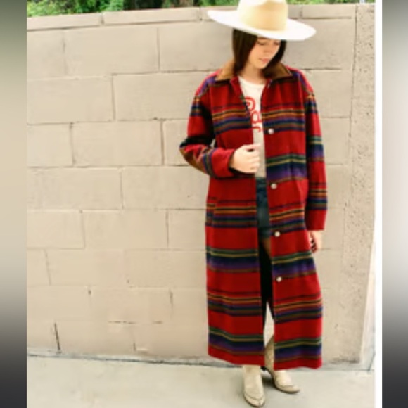 Vintage Woolrich Wool Blanket Coat - Picture 2 of 7